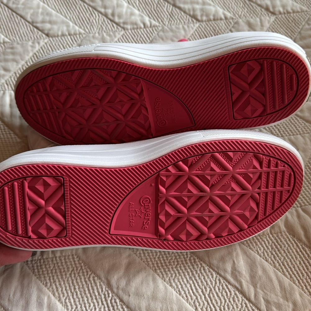 Converse Women's Pink High-Top Sneakers - Picture 3 of 3